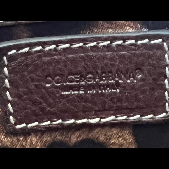 Dolce & Gabbana “Miss Catch” brown handbag. - Picture 9 of 11